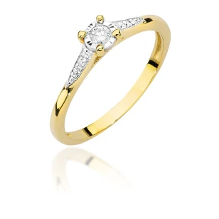 Gold Diamant Ring EY-45 0.10ct | ergold