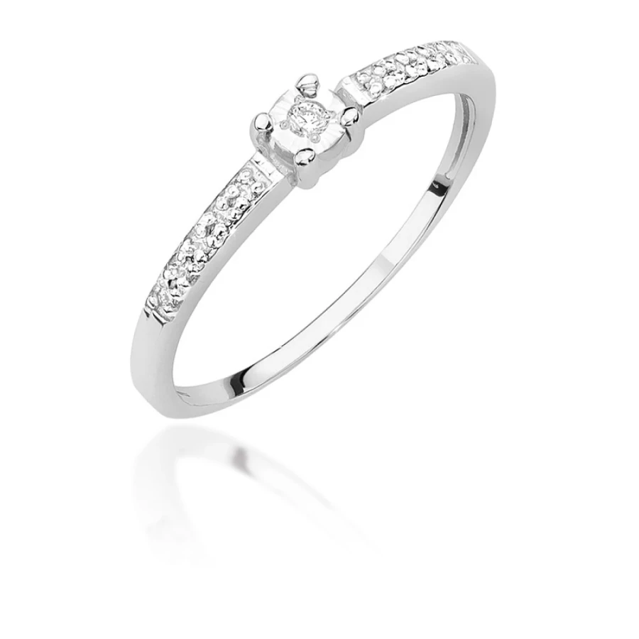 Gold Diamant Ring EY-45 0.10ct | ergold