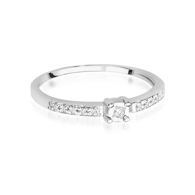 copy of Gold Ring 585 mit Diamant Diamant Diamant 0.10ct