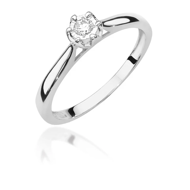 copy of Gold Ring 585 mit Diamant Diamant Diamant 0.10ct