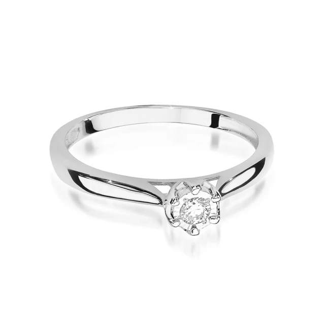 copy of Gold Ring 585 mit Diamant Diamant Diamant 0.10ct