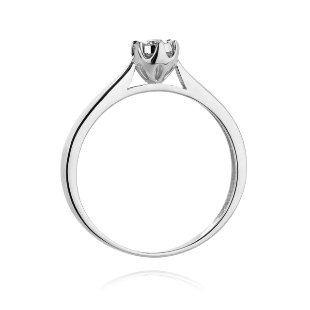 copy of Gold Ring 585 mit Diamant Diamant Diamant 0.10ct