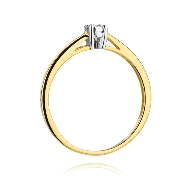 copy of Gold Ring 585 mit Diamant Diamant Diamant 0.10ct