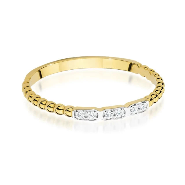 copy of Gold Ring 585 mit Diamant Diamant Diamant 0.10ct