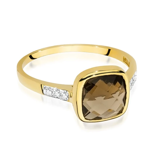 copy of Gold Ring 585 mit Diamant Diamant Diamant 0.10ct