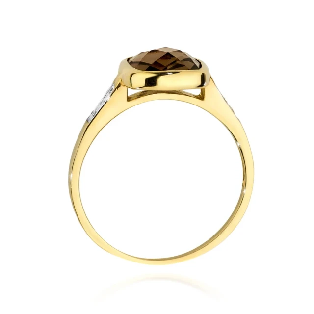 copy of Gold Ring 585 mit Diamant Diamant Diamant 0.10ct