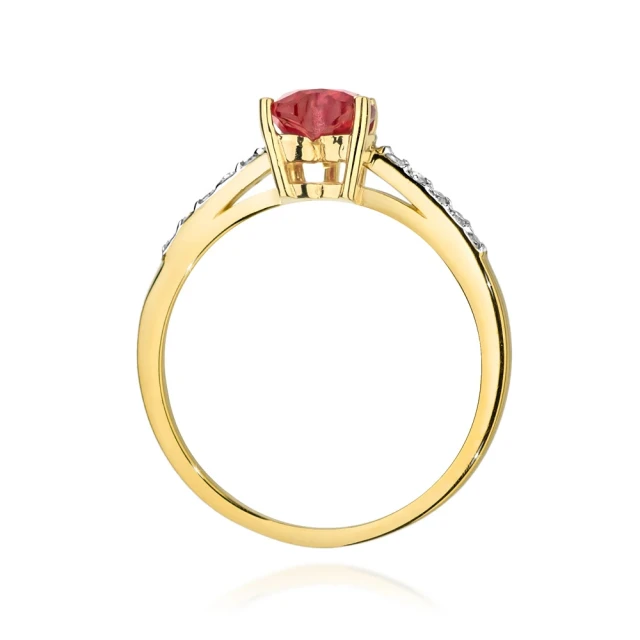 copy of Gold Ring 585 mit Diamant Diamant Diamant 0.10ct