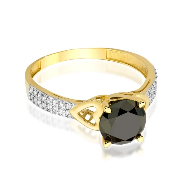 copy of Gold Ring 585 mit Diamant Diamant Diamant 0.10ct