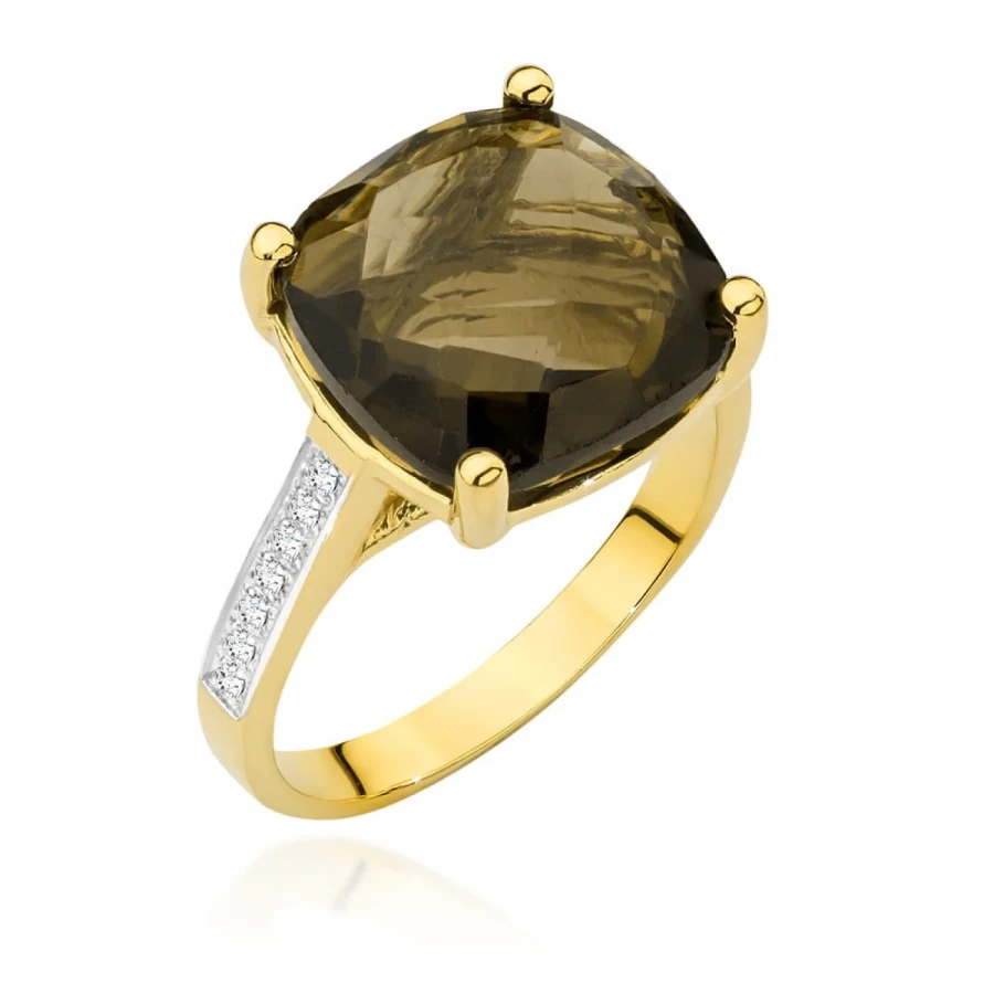 Gold Diamant Ring EY-45 0.10ct | ergold