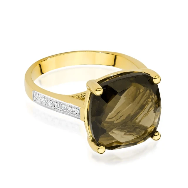 copy of Gold Ring 585 mit Diamant Diamant Diamant 0.10ct