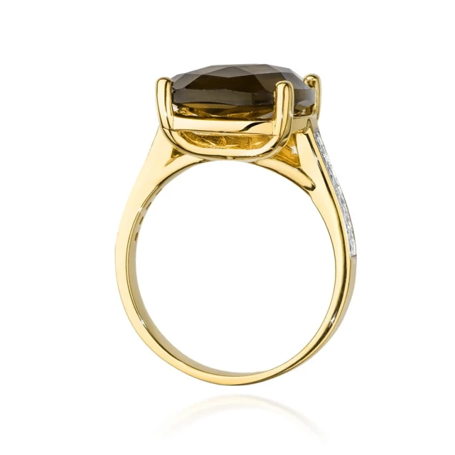 copy of Gold Ring 585 mit Diamant Diamant Diamant 0.10ct