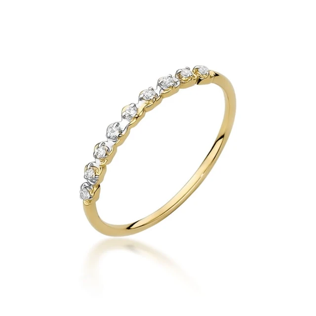 copy of Gold Ring 585 mit Diamant Diamant Diamant 0.10ct