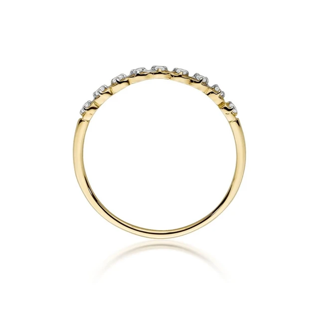 copy of Gold Ring 585 mit Diamant Diamant Diamant 0.10ct