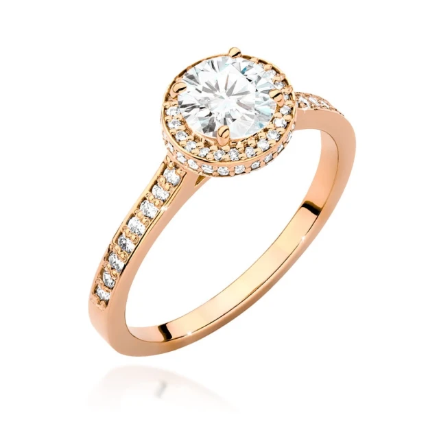 copy of Gold Ring 585 mit Diamant Diamant Diamant 0.10ct