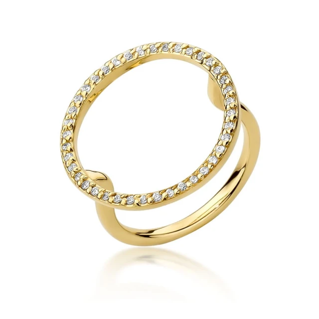 copy of Gold Ring 585 mit Diamant Diamant Diamant 0.10ct
