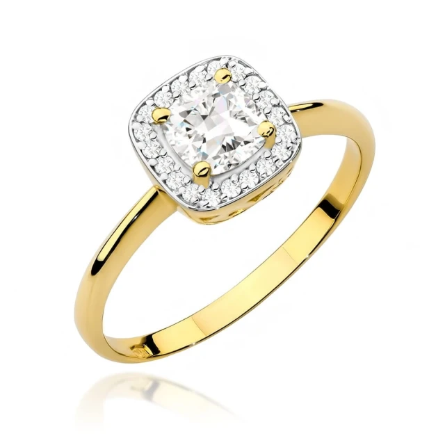 copy of Gold Ring 585 mit Diamant Diamant Diamant 0.10ct