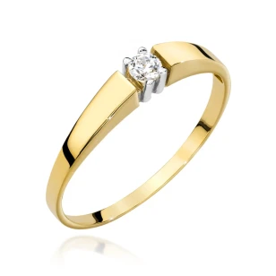 Gold Diamant Ring EY-45 0.10ct | ergold