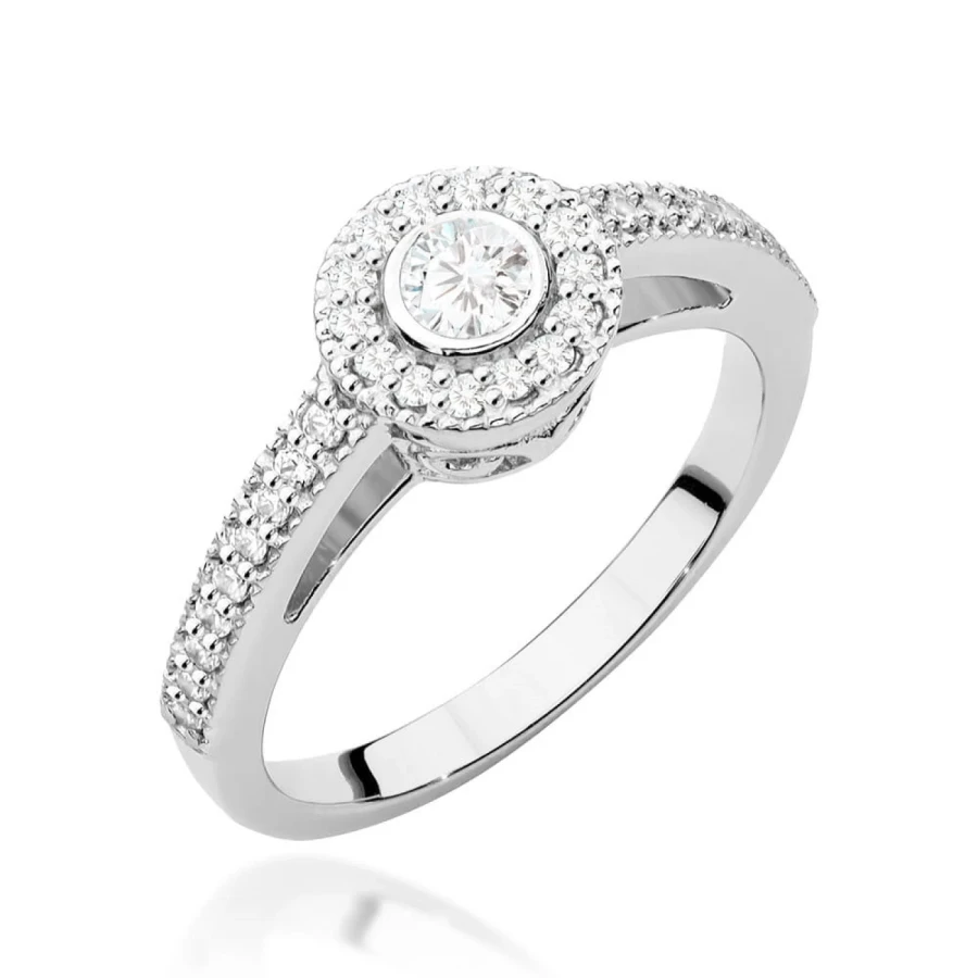 Gold Diamant Ring EY-45 0.10ct | ergold