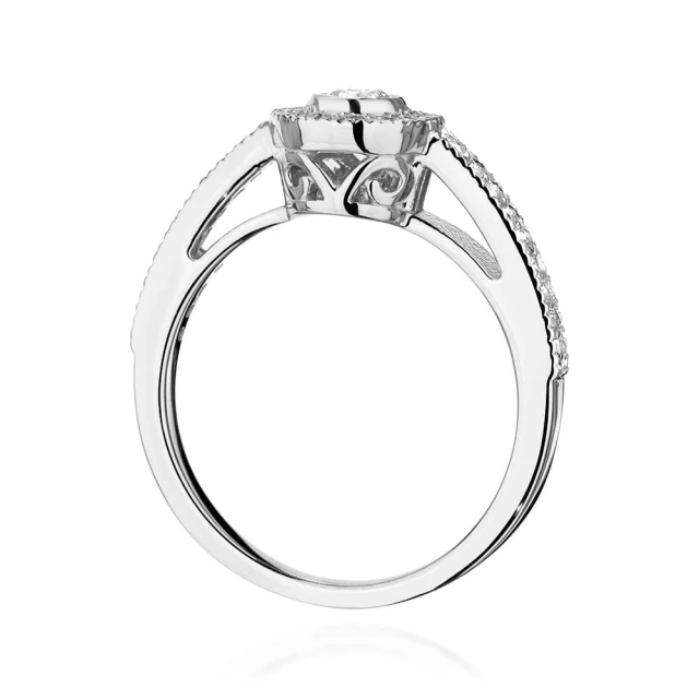 copy of Gold Ring 585 mit Diamant Diamant Diamant 0.10ct