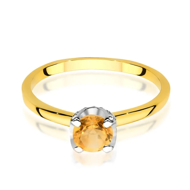 copy of Gold Ring 585 mit Diamant Diamant Diamant 0.10ct