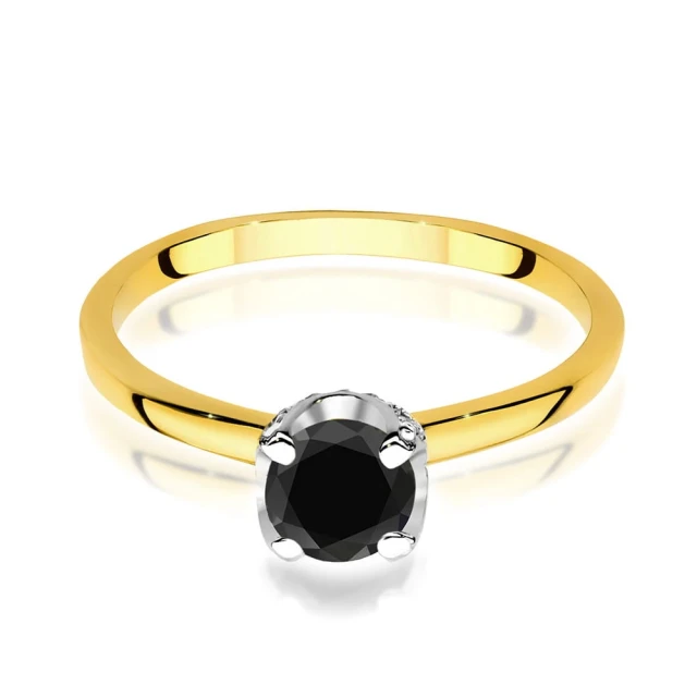 copy of Gold Ring 585 mit Diamant Diamant Diamant 0.10ct