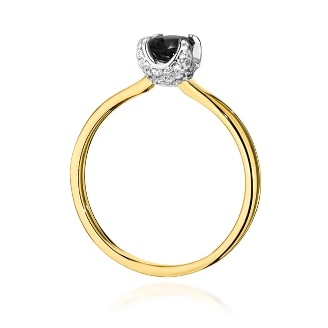 copy of Gold Ring 585 mit Diamant Diamant Diamant 0.10ct