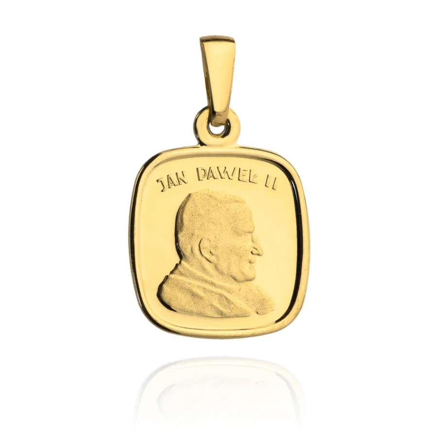 ⭐ Medalik złoty Jan Paweł II ♥ Ergold
