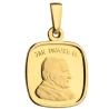 ⭐ Medalik złoty Jan Paweł II ♥ Ergold