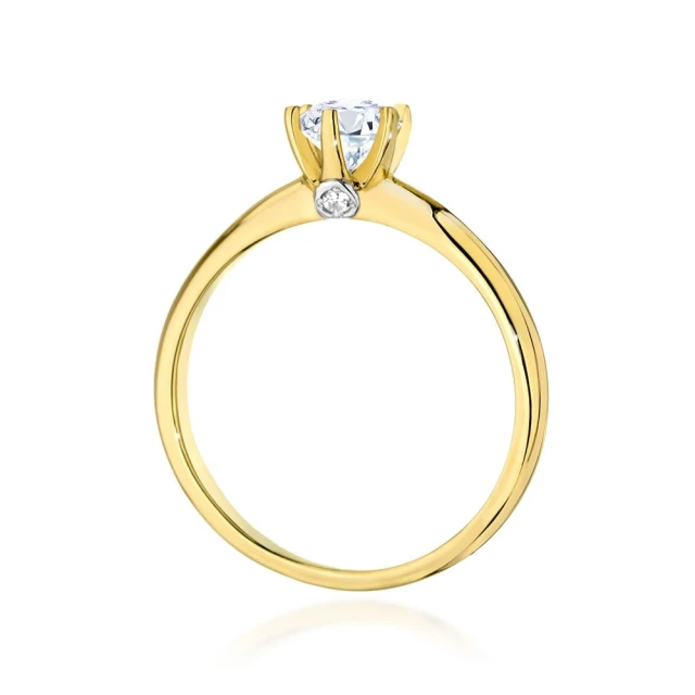 copy of Gold Ring 585 mit Diamant Diamant Diamant 0.10ct