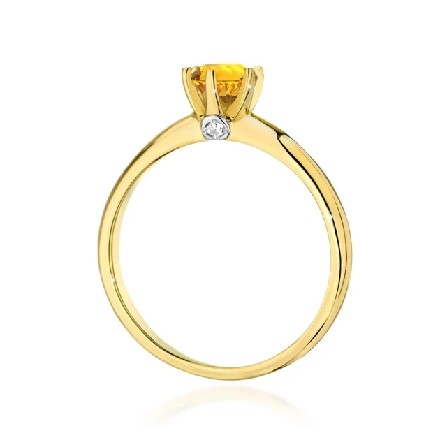 copy of Gold Ring 585 mit Diamant Diamant Diamant 0.10ct