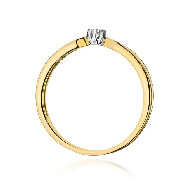 copy of Gold Ring 585 mit Diamant Diamant Diamant 0.10ct