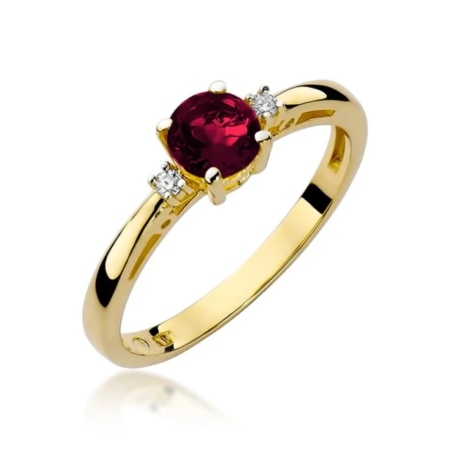 copy of Gold Ring 585 mit Diamant Diamant Diamant 0.10ct