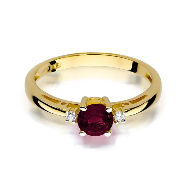 copy of Gold Ring 585 mit Diamant Diamant Diamant 0.10ct