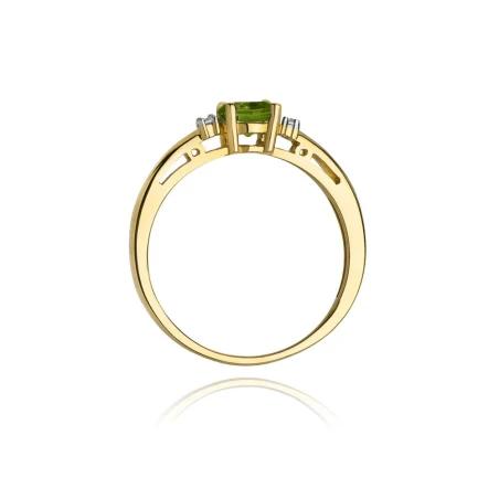 Oliwin pierścionek diamenty złoto 585