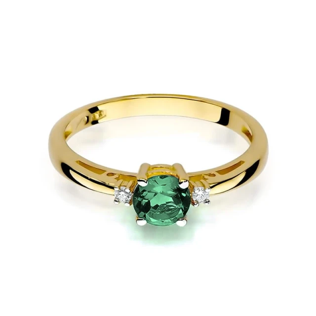 copy of Gold Ring 585 mit Diamant Diamant Diamant 0.10ct