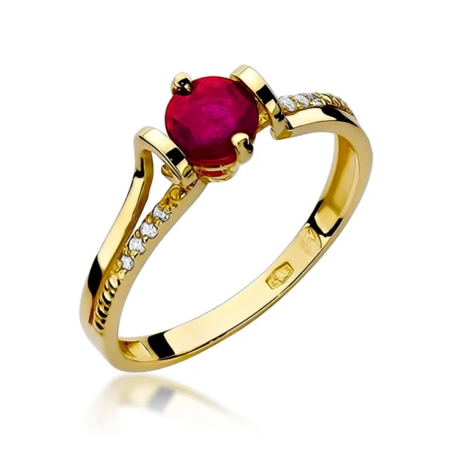 copy of Gold Ring 585 mit Diamant Diamant Diamant 0.10ct