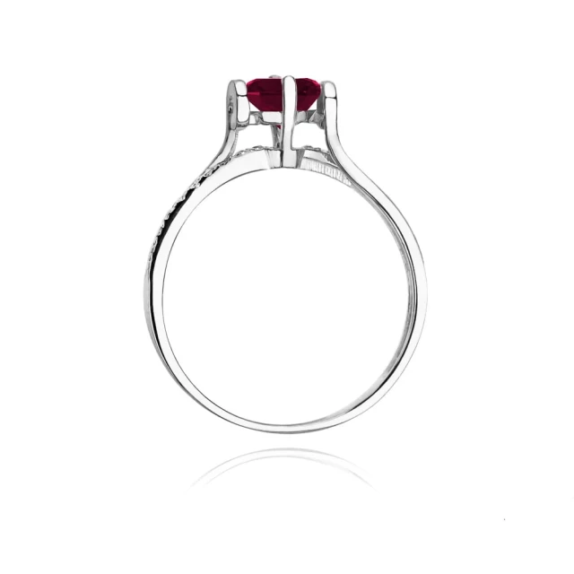 Gold Ring 585 mit Diamant Diamant Diamant 0.10ct