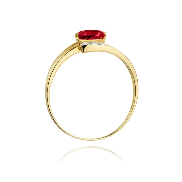 copy of Gold Ring 585 mit Diamant Diamant Diamant 0.10ct