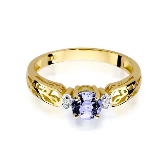 copy of Gold Ring 585 mit Diamant Diamant Diamant 0.10ct