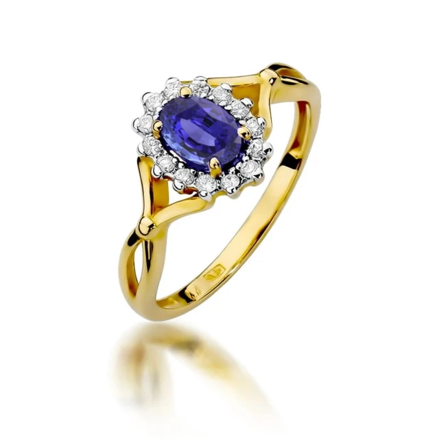 copy of Gold Ring 585 mit Diamant Diamant Diamant 0.10ct