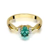 Gold Diamant Ring EY-45 0.10ct | ergold