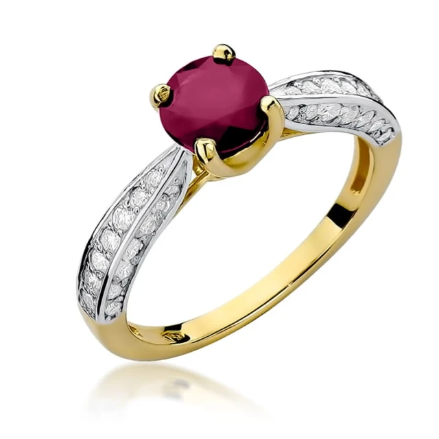 copy of Gold Ring 585 mit Diamant Diamant Diamant 0.10ct