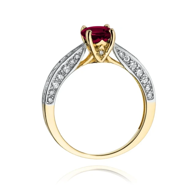 copy of Gold Ring 585 mit Diamant Diamant Diamant 0.10ct