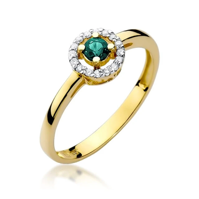 copy of Gold Ring 585 mit Diamant Diamant Diamant 0.10ct