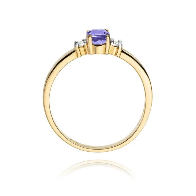 copy of Gold Ring 585 mit Diamant Diamant Diamant 0.10ct