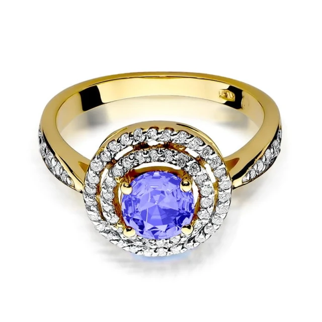 copy of Gold Ring 585 mit Diamant Diamant Diamant 0.10ct