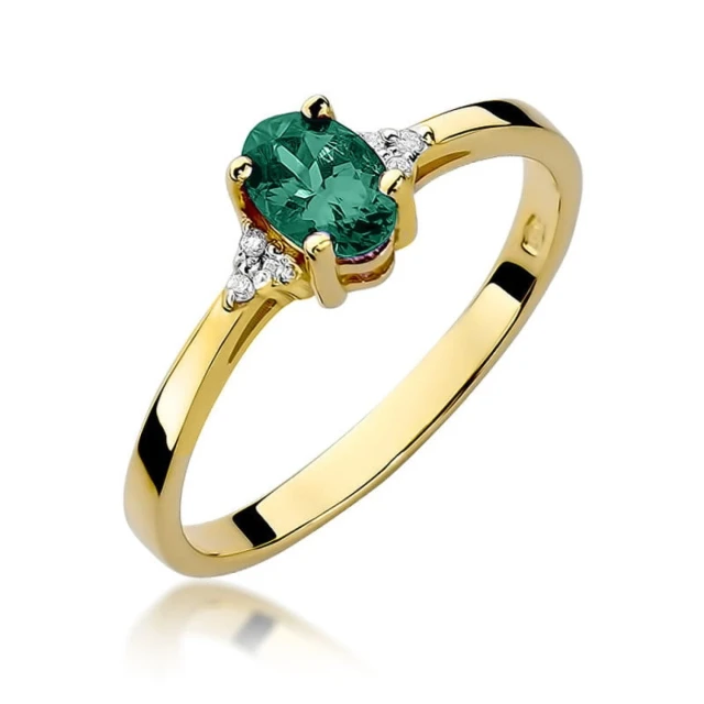 copy of Gold Ring 585 mit Diamant Diamant Diamant 0.10ct