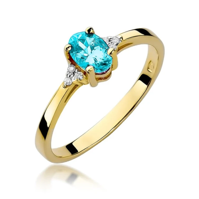 copy of Gold Ring 585 mit Diamant Diamant Diamant 0.10ct