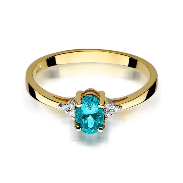 copy of Gold Ring 585 mit Diamant Diamant Diamant 0.10ct