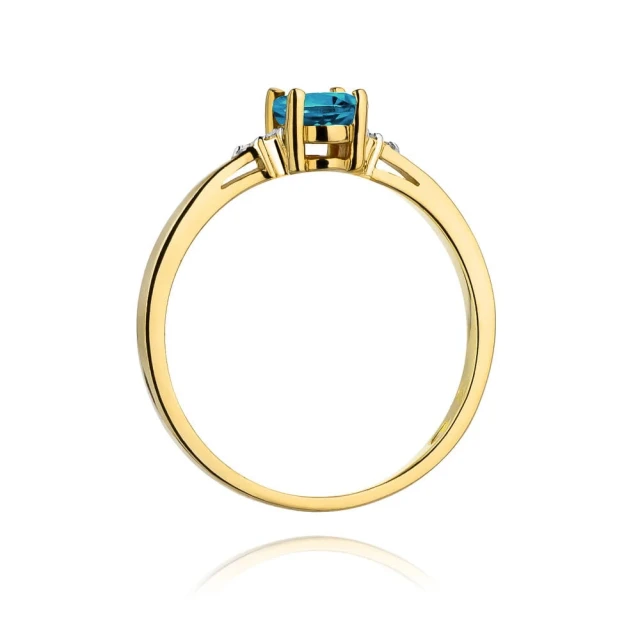 copy of Gold Ring 585 mit Diamant Diamant Diamant 0.10ct